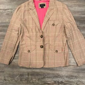 American Eagle Plaid Blazer